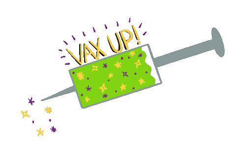 purplepeachstudio giphyupload vaccine covid vaccine vax up Sticker