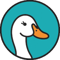 Lecualab duck pato lecualab lecualina Sticker