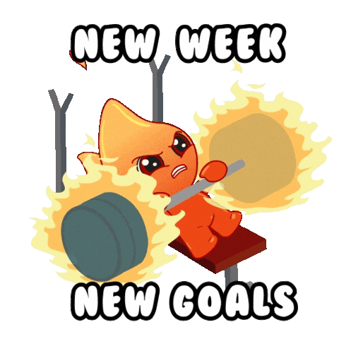 Smash It Monday Morning Sticker by Playember