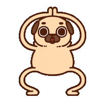 April Fools Applause Sticker by Puglie Pug