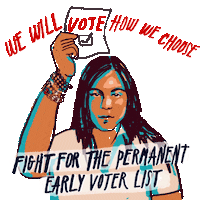 Voting Rights Arizona Sticker by Creative Courage