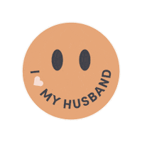 Smiley Face Husband Sticker by Marriage365