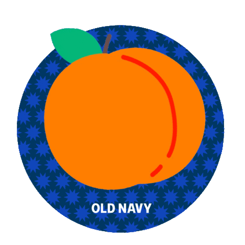 Peach Sticker by Old Navy
