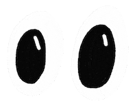 natalieripoliart eyes look watch focus Sticker
