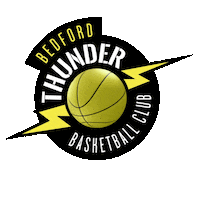 bedfordthunder basketball thunder bedford basketball team Sticker