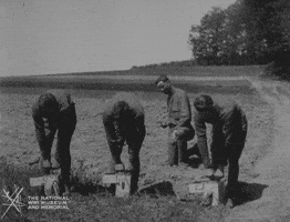 NationalWWIMuseum black and white boom explosion military GIF