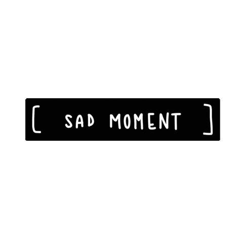 Sad Doodle Sticker