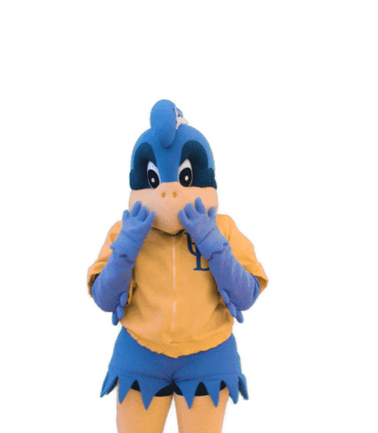 Happy Baby Blue Sticker by Delaware Blue Hens
