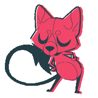 Red Panda Dancing Sticker