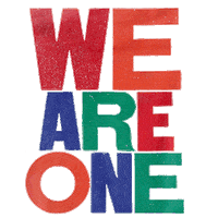 We Are One Sticker by Kurt Geiger