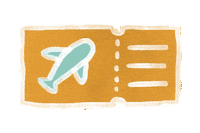 Ticket Sticker by TheBouqsCo