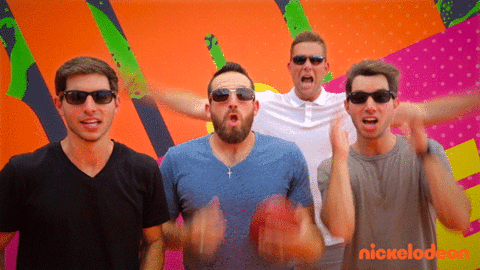 the dude perfect show omg GIF by Kids Choice Sports 2017