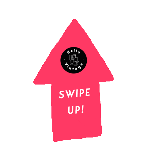 Arrow Swipe Up Sticker by HELLO VINTAGE