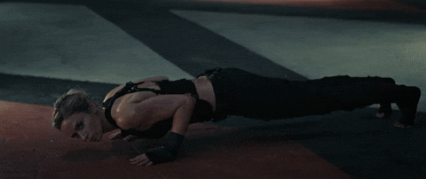 Working Out Emily Blunt GIF