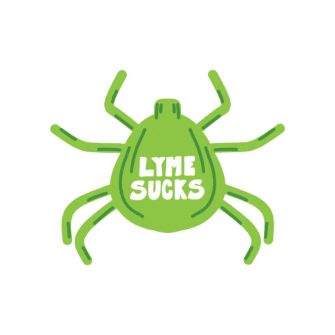 LymeNow giphygifmaker bug tick lyme Sticker