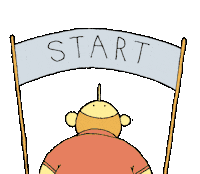 Race Running Sticker by ustwo ltd