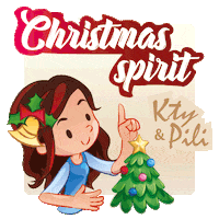 Christmas Santa Sticker by Kty&Pili
