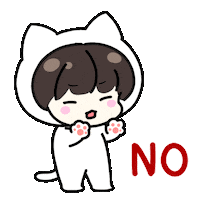 juheeyu cat no kitty suga Sticker