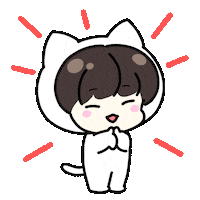 Cat Celebration Sticker