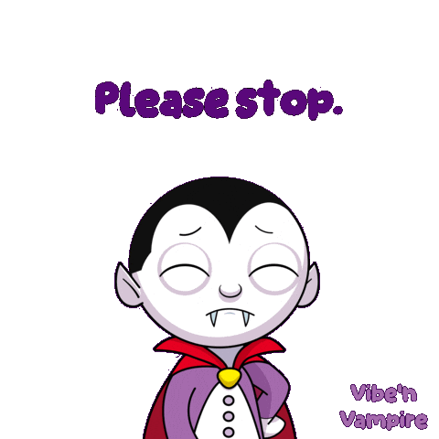 Halloween Please Stop Sticker by VeeFriends