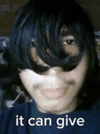 Hair Bangs Larry GIF