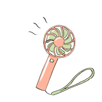 Summer Fan Sticker