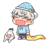 Sleepy Good Night Sticker