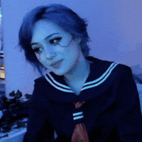 Thinks Cute Girl GIF