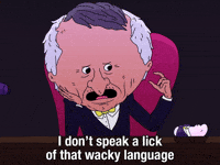 Charlie Language GIF by Adult Swim