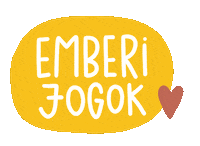Jog Ember Sticker by Társaság a Szabadságjogokért