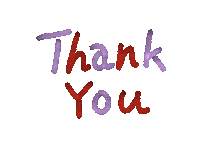 Thanks Thank You Sticker by ASF brush