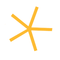 asterisco-sa orange naranja spinner asterisco Sticker