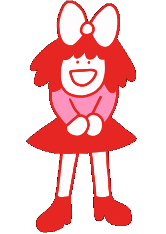 Angry Pink Sticker by Ruppert Tellac