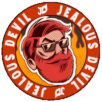 Flame Jd Sticker by Jealous Devil Charcoal
