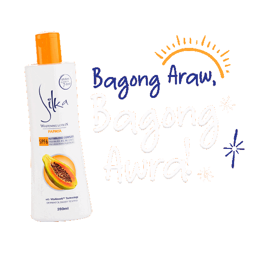 Lotion Papaya Sticker by Silka Skincare