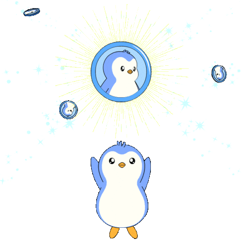 Crypto Penguin Sticker by Pudgy Penguins