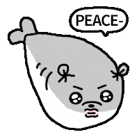 Peace Fish Sticker