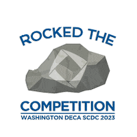 washingtondeca competition deca wa deca wadeca Sticker