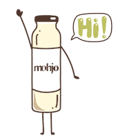 Plant Based Hello Sticker by findyourmohjo