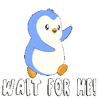Coming On My Way Sticker by Pudgy Penguins