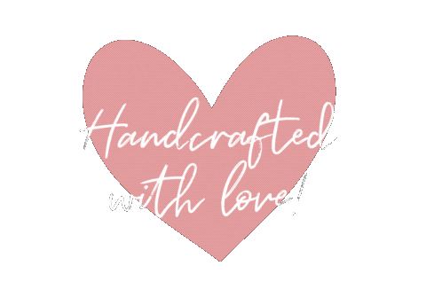 Handcrafted With Love Sticker by Toufie