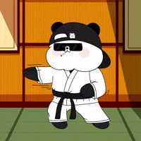 Like A Boss Panda GIF by Kanpai Pandas