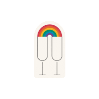 Toronto Pride Rainbow Sticker by LCBO