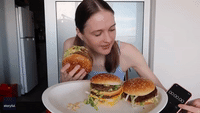 Competitive Eater Devours Entire 'Big Mac Family' 