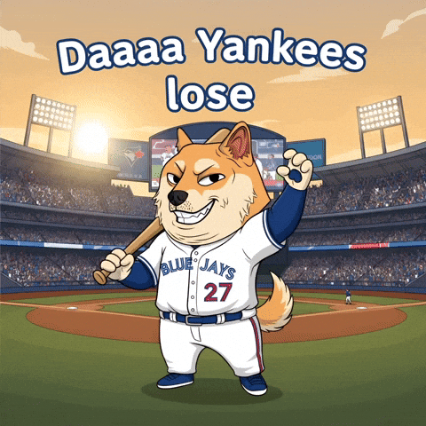 Celebrating Blue Jays GIF by Doge Pound