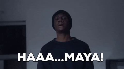 enthusemag giphygifmaker no dont maya GIF