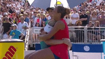 madison keys hug GIF by WTA