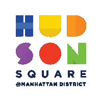 Hudsonsquare Sticker by BLVCKEDITIONS