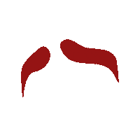 Moustache Sticker by Lemery Games