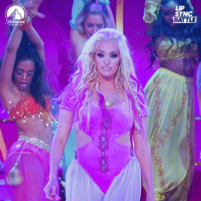 Christina Aguilera Dance GIF by Lip Sync Battle